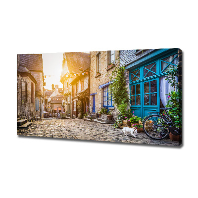 Foto canvas Een charmante straat