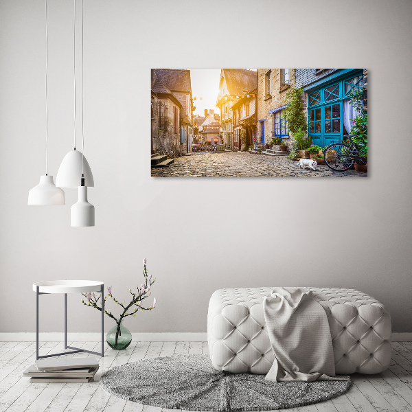 Foto canvas Een charmante straat