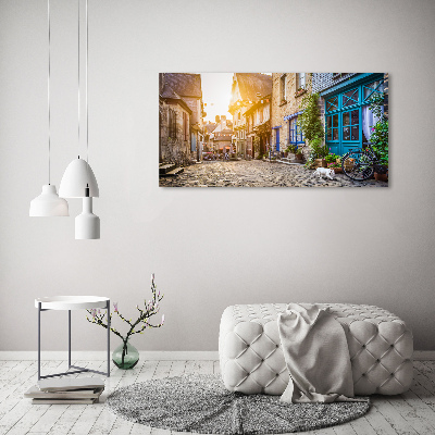 Foto canvas Een charmante straat