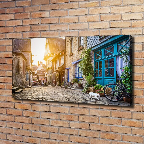 Foto canvas Een charmante straat