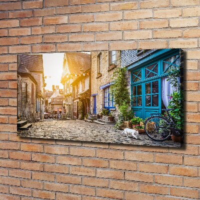 Foto canvas Een charmante straat