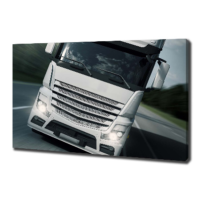 Canvas schilderij Vrachtwagen