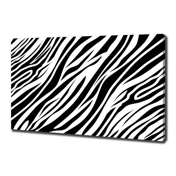 Canvas schilderij Zebra-achtergrond