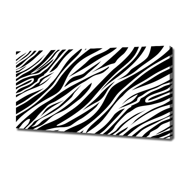 Canvas schilderij Zebra-achtergrond