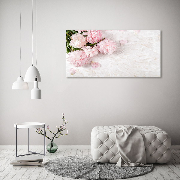 Foto canvas Pioenrozen