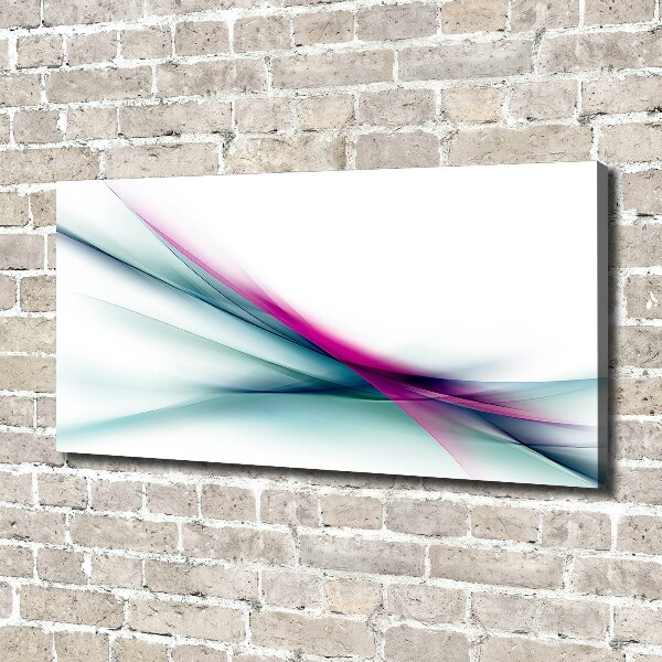 Foto op canvas Abstracte golven