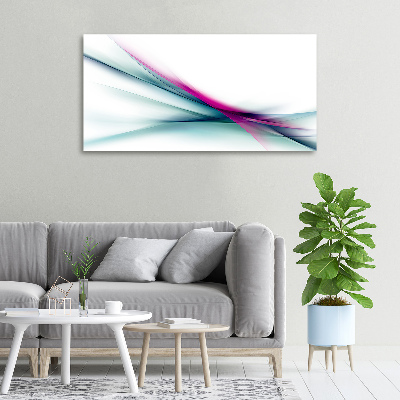 Foto op canvas Abstracte golven