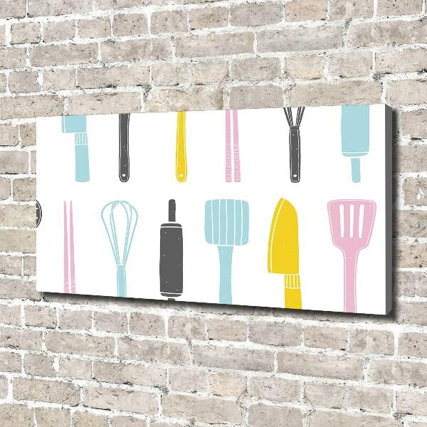 Schilderij op canvas Keukengerei