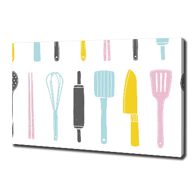 Schilderij op canvas Keukengerei