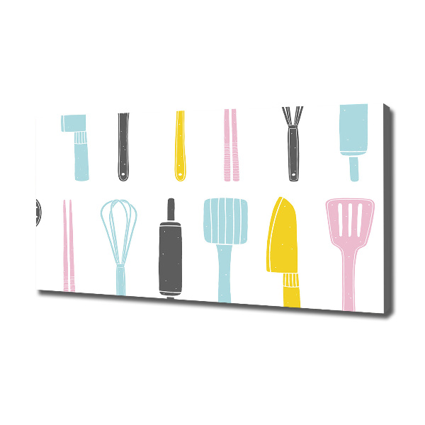 Schilderij op canvas Keukengerei
