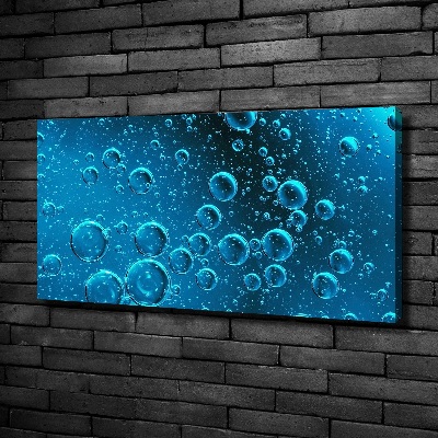 Foto op canvas Bellen onder water