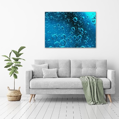 Foto op canvas Bellen onder water