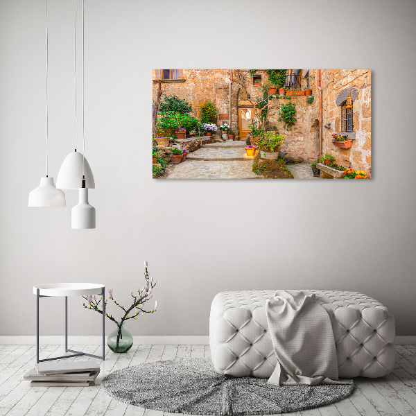 Foto op canvas Een charmante straat