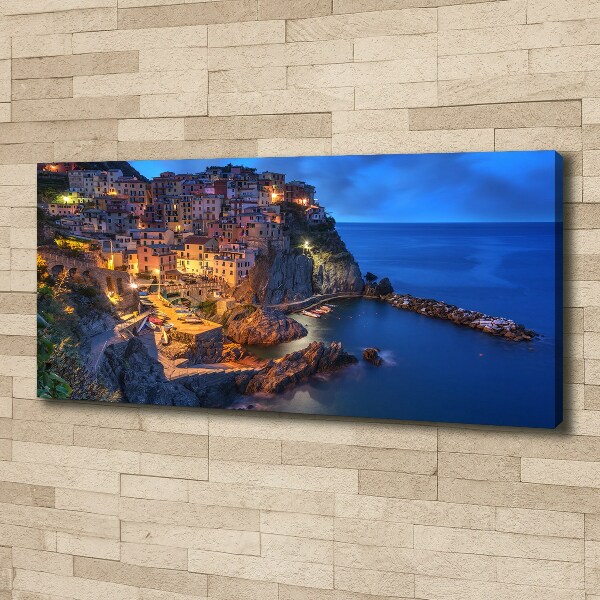 Canvas schilderij Manarola Italië