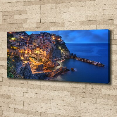 Canvas schilderij Manarola Italië
