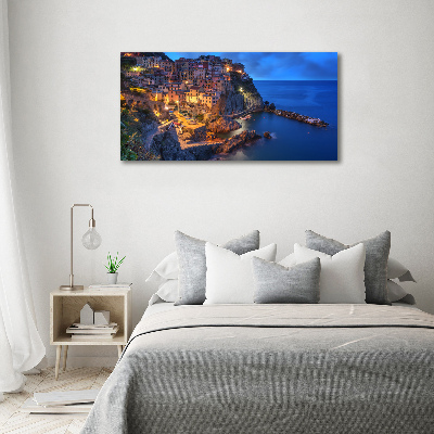 Canvas schilderij Manarola Italië