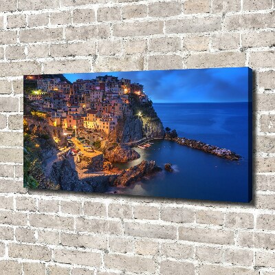 Canvas schilderij Manarola Italië