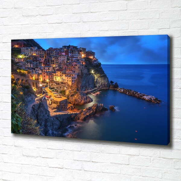 Canvas schilderij Manarola Italië