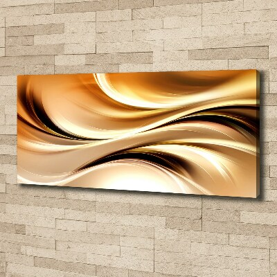 Foto op canvas Abstracte golven