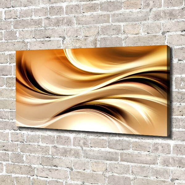 Foto op canvas Abstracte golven
