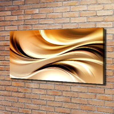 Foto op canvas Abstracte golven