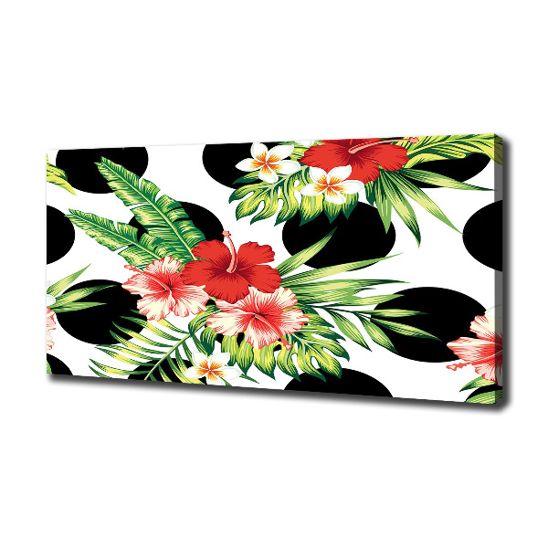 Canvas foto Hawaiiaanse bloemen