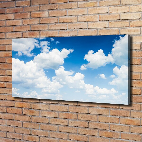 Schilderij op canvas Wolken aan de hemel