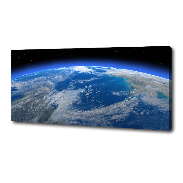 Foto canvas Planeet Aarde