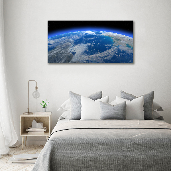 Foto canvas Planeet Aarde