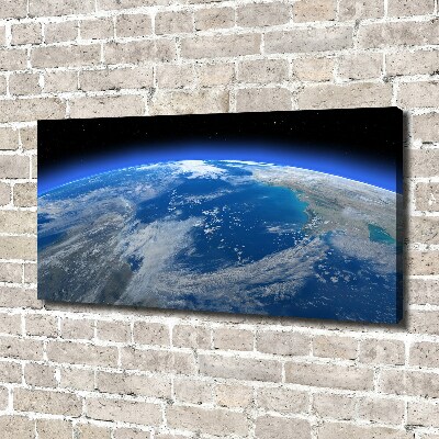 Foto canvas Planeet Aarde