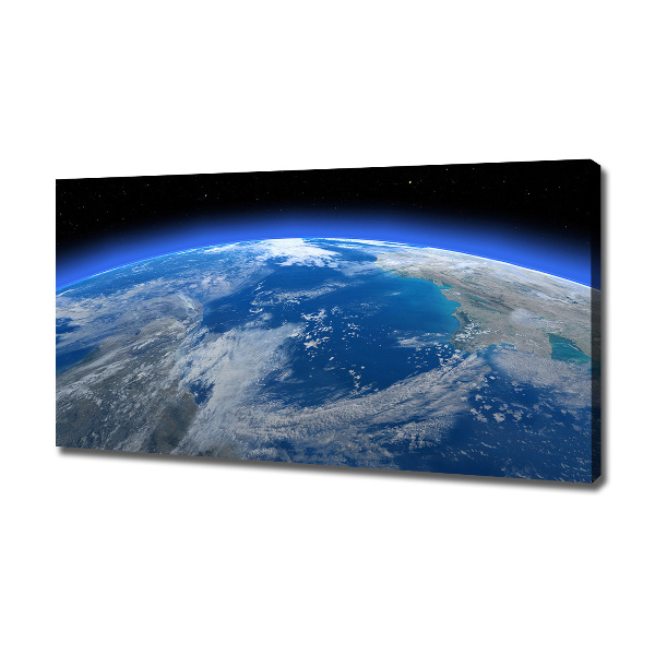 Foto canvas Planeet Aarde