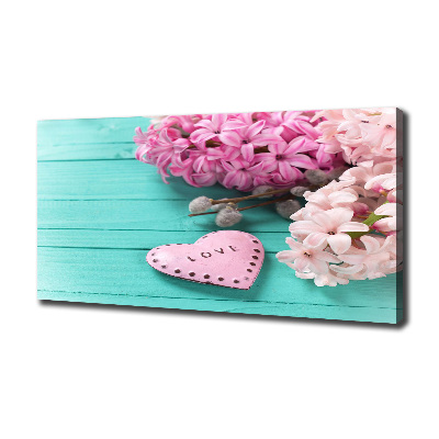 Foto op canvas Zonder hart