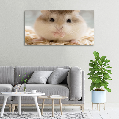 Schilderij op canvas Hamster