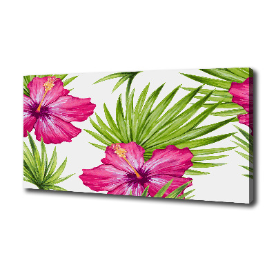 Foto canvas Hawaiiaanse bloemen
