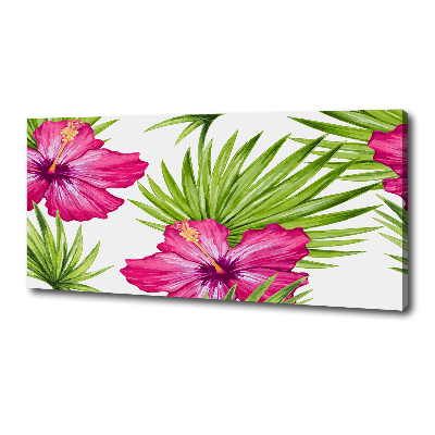 Foto canvas Hawaiiaanse bloemen
