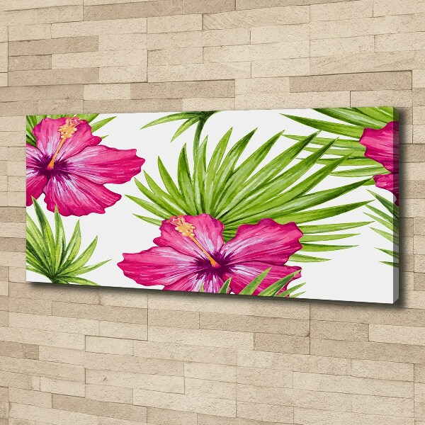 Foto canvas Hawaiiaanse bloemen