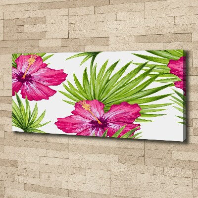 Foto canvas Hawaiiaanse bloemen