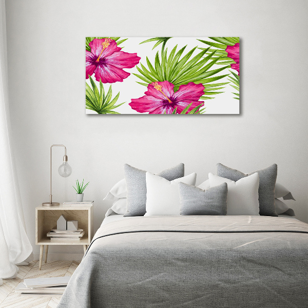 Foto canvas Hawaiiaanse bloemen