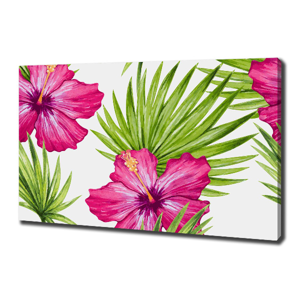 Foto canvas Hawaiiaanse bloemen