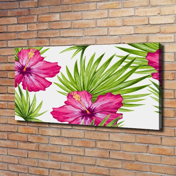 Foto canvas Hawaiiaanse bloemen