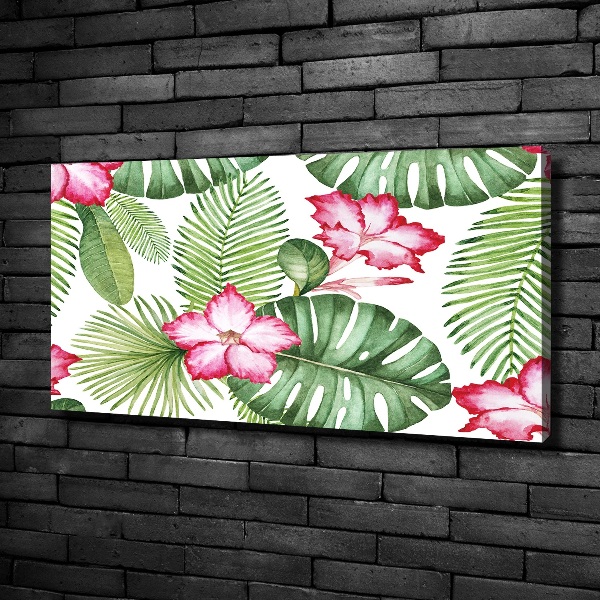 Foto op canvas Tropische bloemen