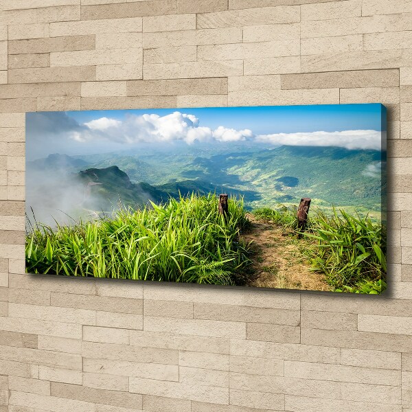 Schilderij op canvas Pad naar de top