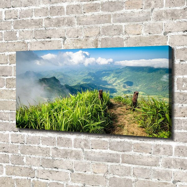 Schilderij op canvas Pad naar de top