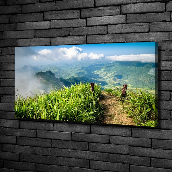 Schilderij op canvas Pad naar de top