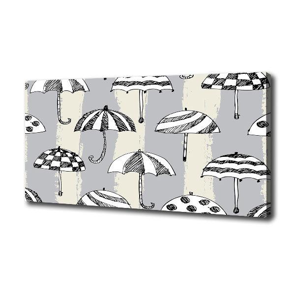 Canvas foto Paraplu's