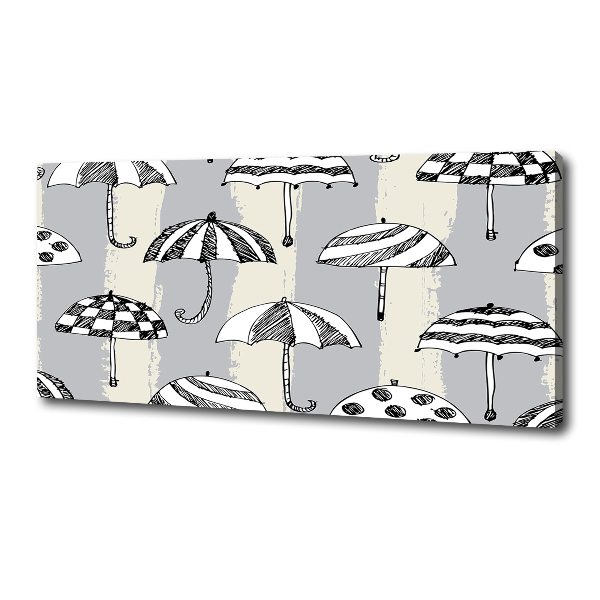 Canvas foto Paraplu's
