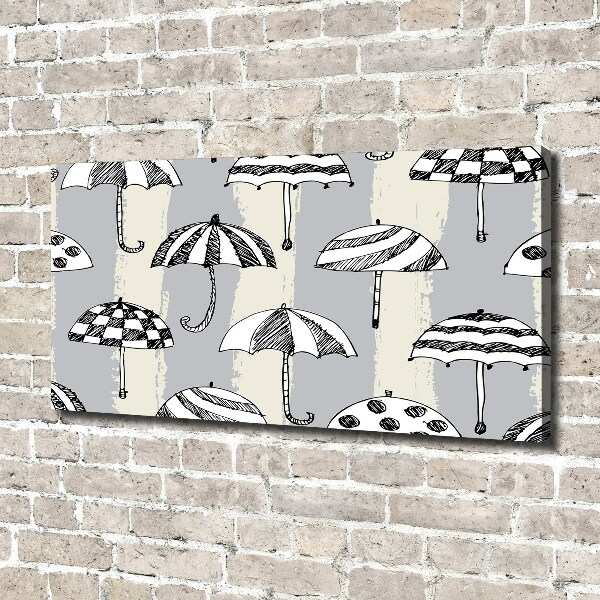 Canvas foto Paraplu's