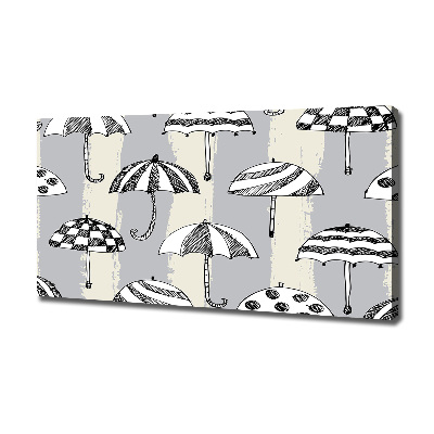 Canvas foto Paraplu's