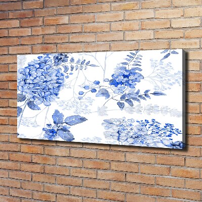 Canvas foto Bloemenpatroon