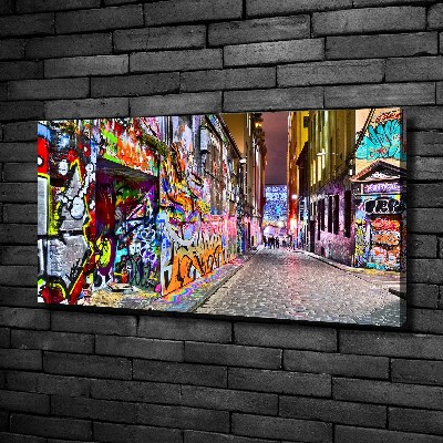 Foto op canvas Kleurrijke graffiti